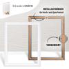 Haak Levi White Matte Floater Frame, 50 x 150 cm view 2