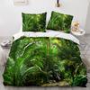 Morbuy Soft Microfiber Duvet Cover Set, Forest Print, Zipper, 135x200/155x220/200x200/220x240 cm, 80x80 cm Pillowcases view 1