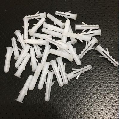 Plastic Expansion Wall Plugs, 1,000 Pieces, 5 mm/6 mm