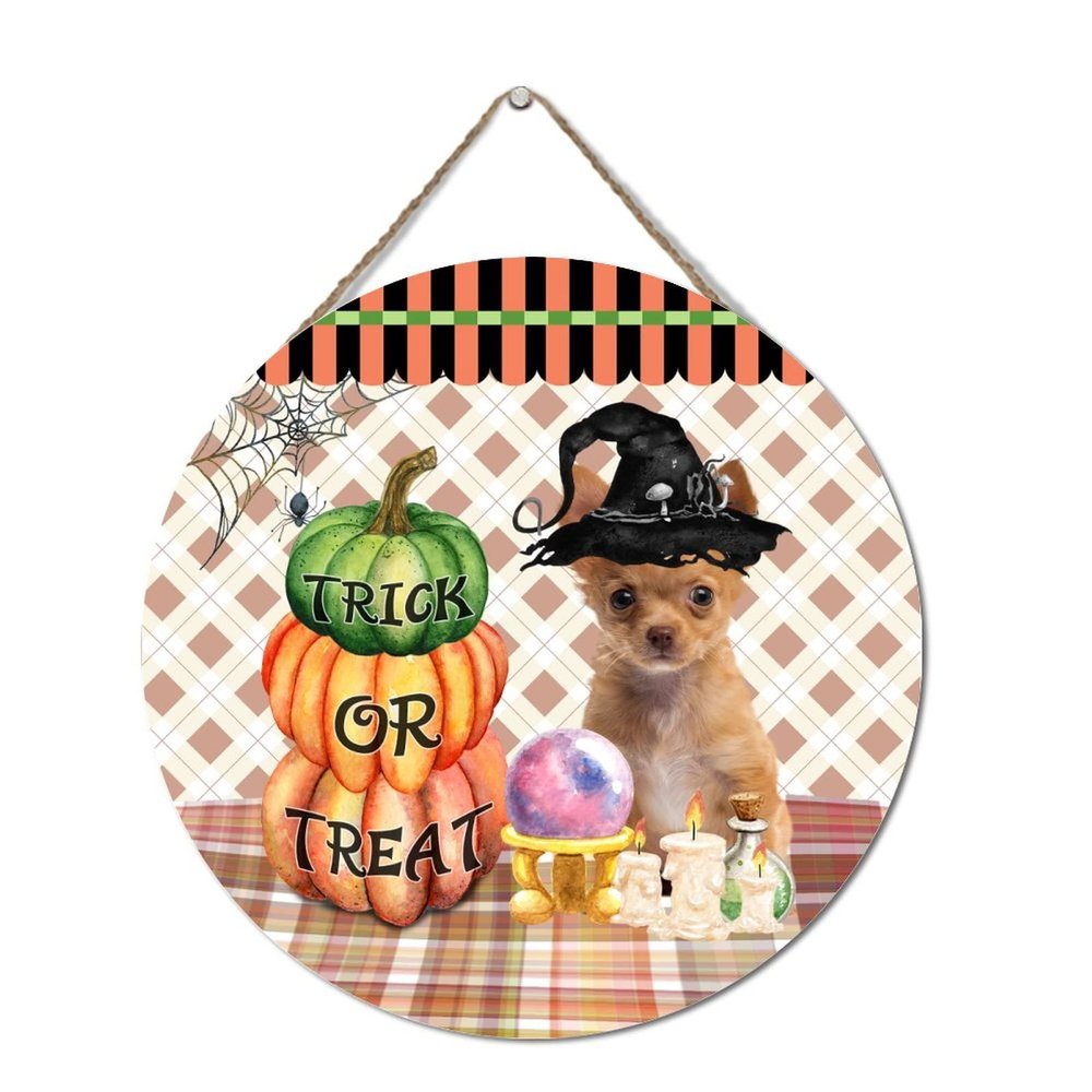 Trick or Treat Wooden Pallet Sign, Happy Fall Halloween Decor