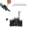 Portable Hand-Crank Chainsaw Sharpener, Aluminum Alloy, Black view 2