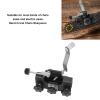 Portable Hand-Crank Chainsaw Sharpener, Aluminum Alloy, Black view 3