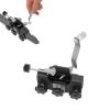Portable Hand-Crank Chainsaw Sharpener, Aluminum Alloy, Black view 4
