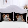 VASENA Border Collie 3-Piece Bedding Set, 200 x 200 cm, Black view 4