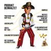 Morph Pirate Costume for Kids, Halloween Costume for Boys, 7–9 Years view 2