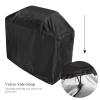 SEEDDFF Waterproof Grill Cover, Anti-Dust and Rain Protection for Gas, Charcoal, Electric, and Outdoor Garden Grills, 4 Gren, Black (Size: 58 x 77 cm) view 3