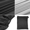 SEEDDFF Waterproof Grill Cover, Anti-Dust and Rain Protection for Gas, Charcoal, Electric, and Outdoor Garden Grills, 4 Gren, Black (Size: 58 x 77 cm) view 4