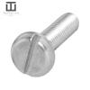 Techtanium M4 x 8 mm Slotted Flat-Head Screws, A2 Stainless Steel, DIN 85, 200 Pack view 3