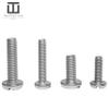 Techtanium M4 x 8 mm Slotted Flat-Head Screws, A2 Stainless Steel, DIN 85, 200 Pack view 4