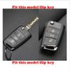 CSHU Silicone Keychain Car Key Case with Key Ring, Green, for VW Polo, Golf 7 MK7, Skoda Octavia Combi A7, Seat Leon, Ibiza and Cuptra view 3