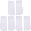 SOIMISS 3 Pairs Short Breathable Cotton Five-Toe Socks for Sports and Home view 1