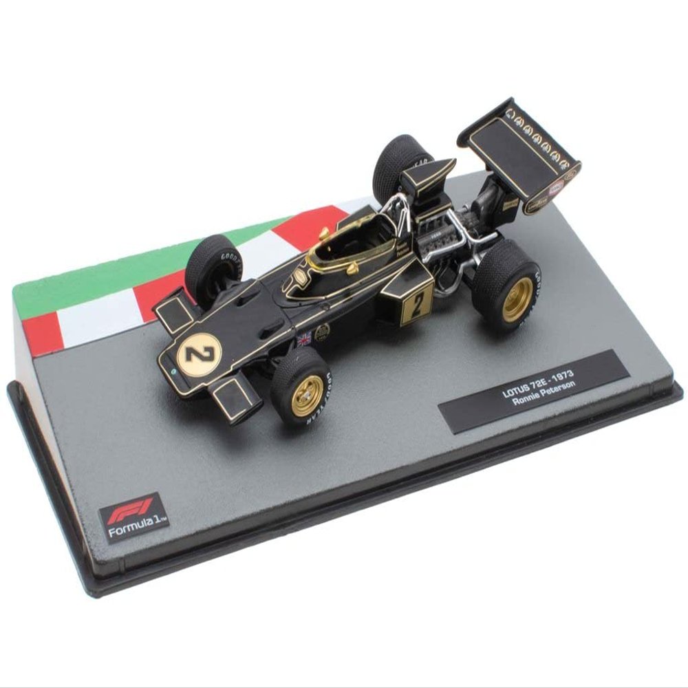 OPO 10 Formula 1 1:43 Miniature Car Compatible with Lotus 72E 1973 Ronnie Peterson - FD142
