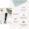 SEALED Wax Seal Stamp Set for Weddings or Special Occasions, Various Designs (Noah) view 4
