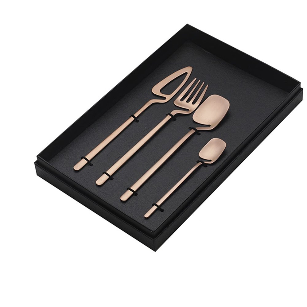 ESSONIO 32-Piece Stainless Steel Steak Flatware Set for 8