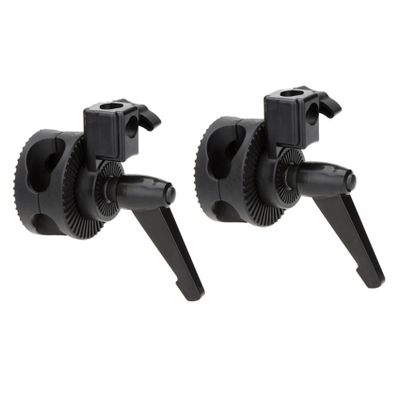 Mengmen 2-Pack Single Joint Head Clamps for Photo Studio Boom Arms and Reflector Holders
