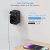 TESSAN Dual Socket Adapter with 3 USB-C and 1 USB-A, Black view 3