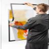 Durable DuraFrame Poster A2 Info Frame, Self-Adhesive, Silver, 505323 view 4