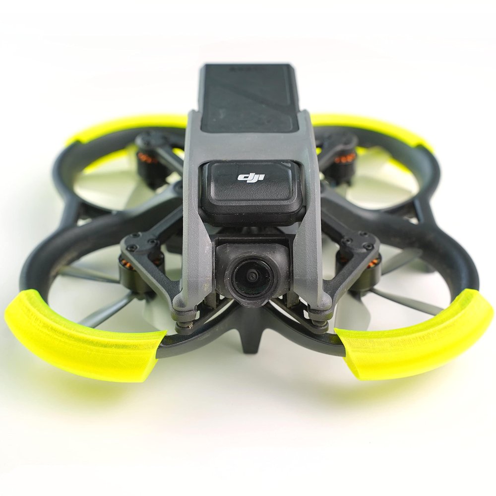 Crash Bumper, Anti-Collision Shockproof Propeller Protector for DJI FPV Drone (Yellow, for DJI Avata 1st Gen)