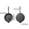 COTBY 28-Inch Cast Iron Nonstick Grill Pan, Compatible with All Stovetops view 2