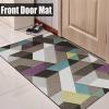 HUAXIQUE Purple Geometric Washable Runner Rug, 90 x 260 cm view 4