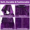 qikqik Hooded Velvet Cloak, Purple, XL view 4