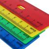 HOZEON 120-Pack 12-Inch Colorful Plastic Rulers with Holes, Metric and Inch Scales view 3