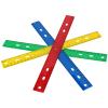 HOZEON 120-Pack 12-Inch Colorful Plastic Rulers with Holes, Metric and Inch Scales view 4