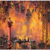 BOEERLCNL 3D Wallpaper, Fire-Colored Rust Nostalgia Wall Mural view 4