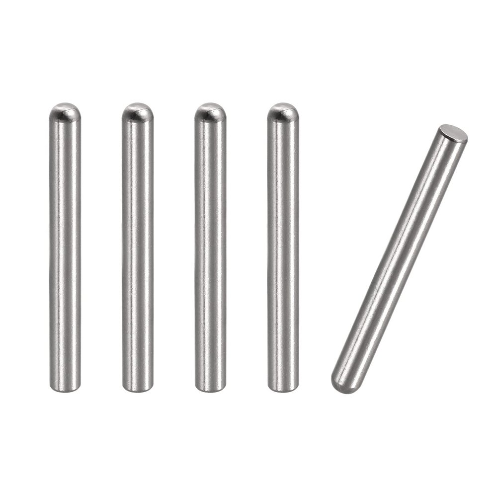 sourcing map 5-Pack 6 x 50 mm Cylindrical Dowel Pins, 304 Stainless Steel