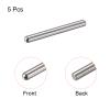 sourcing map 5-Pack 6 x 50 mm Cylindrical Dowel Pins, 304 Stainless Steel view 3