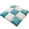 FANSU Chair Cushion, Checkerboard Seat Cushion, 40 x 40 cm, Green view 1