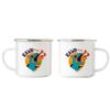 Hey!Print Rawr, I'm 12 Enamel Mug – Funny T-Rex 12th Birthday Gift view 2