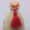 PORI 6-Piece 11 cm Cotton Tassels with Hanging Cord for DIY Crafts view 1