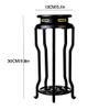 UNNS Wooden Vase Stand Base Holder, High-Foot Flower Stand, Purple Sandalwood, Red Rosewood Bonsai Shelf (Color: A) view 2