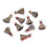 PORI 10/20/30-Piece 2 cm Cotton Tassels for Jewelry, DIY, Earrings, Keychains, Sewing and Curtain Trim view 1