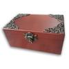 BinkeGG Play (Puppy Love) Brown Wooden Music Box Jewelry Box with Antique Lock and Sankyo Mechanism, Option: 65 Melodies view 2