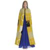 Orbs Squares Unisex Adult Hooded Cape for Halloween, Christmas, and Cosplay view 2