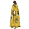 Orbs Squares Unisex Adult Hooded Cape for Halloween, Christmas, and Cosplay view 4