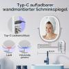 FUNTOUCH Rechargeable Lighted Makeup Mirror, 1X/7X Magnification view 4