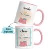 Kiddle-Design Pink Christmas Mug for Kids, Personalized with Name view 2
