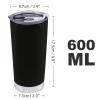 Dajingkj Capricorn Tumbler with Lid and Straw, Double-Wall Insulated Stainless Steel Travel Mug for Car view 4