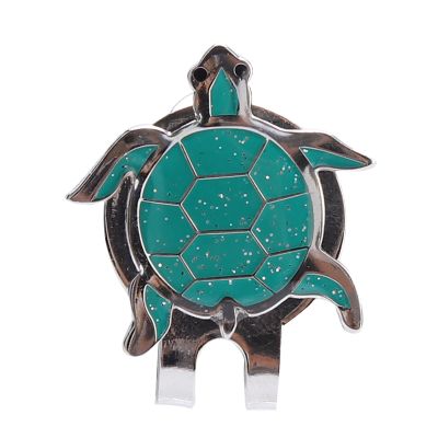 Golf Cap Clip with Turtle Ball Marker