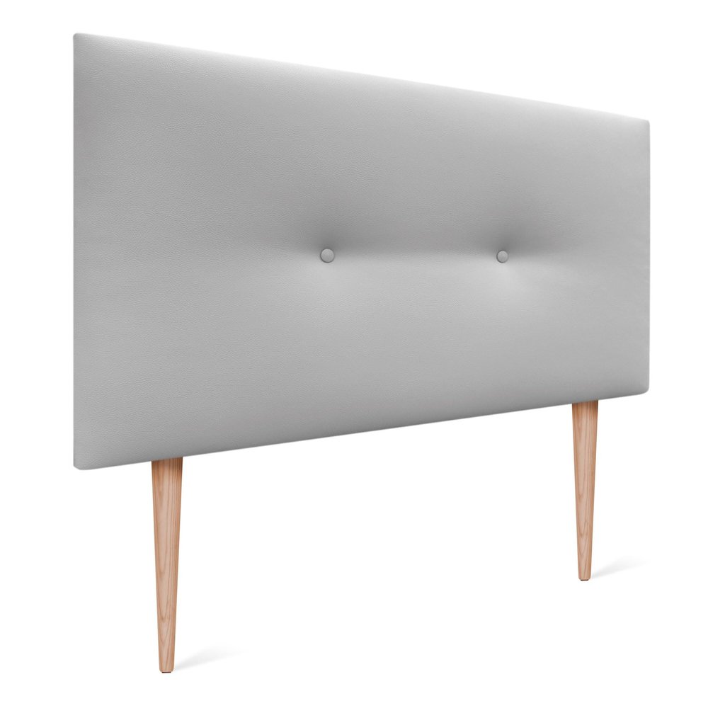 DHOME Buttoned Headboard, Upholstered Faux Leather or Acualine Fabric, 110 x 105 cm