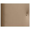 DHOME Button-Tufted Headboard, Upholstered Faux Leather or Acualine Fabric, Light Brown, 110 x 105 cm view 3