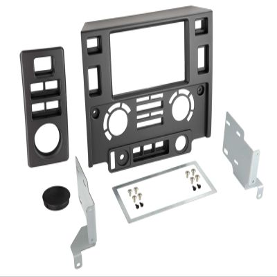 ACV Double-DIN Installation Frame for Land Rover Defender (LD, 2007–2016) – Black