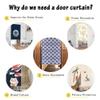 Odot Japanese Noren Doorway Curtain, Khaki Bird, 75 x 150 cm view 4