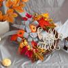 Hello Fall Pumpkin, Berry & Maple Rattan Wreath, 45.7 cm view 2