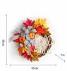 Hello Fall Pumpkin, Berry & Maple Rattan Wreath, 45.7 cm view 4