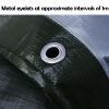 Woven Tarp with Eyelets, 5 x 18 m, Waterproof and UV-Resistant, 140 g view 2