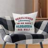 Mugffins Filled Cushion for a Female Sculptor – “Congratulations, You’re the Best” – 40 x 40 cm view 3